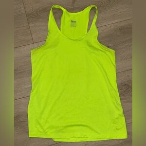 Nike Women's Bright Yellow Tank Top